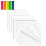 Confezione Da 2 Di 150 Transparent Sticky Notes Foglietti Trasparenti Adesivi Autoadesive e Segna Pagina Foglietti Colorati Translucent, Adatti Per ...