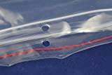 Confezione da 500) 80 x 180 mm - 8 x 18 cm - Sacchetti riutilizzabili in plastica trasparente richiudibile con ...
