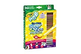 Crayola-36 pennarelli Superpunta Colori Brillanti e con inchiostri Lavabili e sicuri, Multicolore, 36 Unità (Confezione da 1), 25-5836