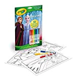 Crayola- Album Attività & Coloring Frozen 2, 32 Pagine da Colorare e 7 Mini Pennarelli Lavabili, 04-5900