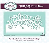 Creative Expressions Paper Cuts Edger-Fustella per decorazioni, motivo Winter Wonderland, Metallo, Die size 15.2 x 6.7 cm