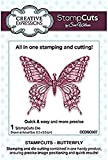 Creative Expressions Stampcuts Butterfly Fustelle da Taglio in Metallo - Taglia su Carta, Cartone, Feltro, Tessuto - Compatibili con Macchina ...