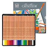 CRETACOLOR Pastel Pencils | Pastelli ad alta resistenza alla luce | 24 colori