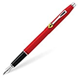 Cross Ferrari Classic Century – penna stilografica con spessore medio, colore lacca opaca rossa roso Corsa E Cromo