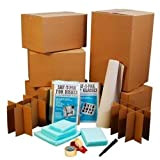 Cucina Uboxes Moving box & Supplies kit # 1 con vetro/supporto con 4 scatole