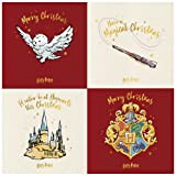 Danilo Promotions Confezione di biglietti di Natale ufficiali Harry Potter, confezione da 20 carte/4 disegni, multi, HPXB1