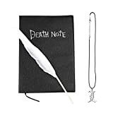 Death Note Diario, MOPOIN Death Note Notebook con Penna Piuma e Collana, Fashion Anime Theme Death Note per Cosplay Scuola ...
