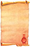 Decadry SPF6634 Carta a Tema, Pergamena, con Sigillo, 80 G, Confezione da 25