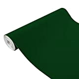 DecoMeister pellicole adesive effetto velluto pellicola decorative decorazioni i autoadesiva per mobili 45x100 cm Vellutto verde biliardo - verde