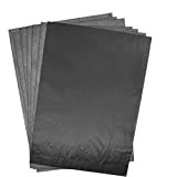 Dellcciu - 100 fogli di carta carbone per creare copie, colore nero, DIN A4