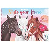 Depesche 12160 Miss Melody Coloring Book Style Your Horse, Libro da Colorare con Motivi di Cavalli da Sogno, 48 Pagine, ...