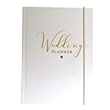 Design By Violet DBV-81-WPLAN, Agenda per la pianificazione del matrimonio, bianco, 14,7 x 21 cm