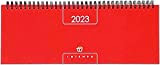 Desk Planner Intempo Alfa Rosso Planning Settimanale 2023 da Tavolo 30x11 cm