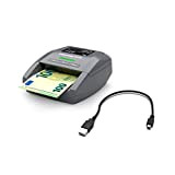 Detectalia D7X - Verificatore di banconote false con 7 controlli di contraffazione, cavo di aggiornamento e affidabilità al 100%. Non ...