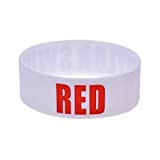 DIFATY Singer americano Taylor Swift Red Taylor Swift Cinturino in silicone (colore : Bianco)