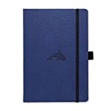 Dingbats - Taccuino Medio Punteggiato Della Fauna Selvatica, Blue Whale, A5 - Pelle Pu - Carta Perforata, Color Crema 100 ...