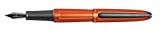 DIPLOMAT - Aero - Penna stilografica in acciaio - Fine - Arancio - Resistente ed elegante - 5 anni di ...