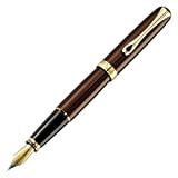 Diplomat Excellence - Penna stilografica con pennino medio, formato A2, colore: Oro Marrakech