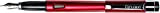 DIPLOMAT - Magnum - Penna stilografica in acciaio - Rosso - Resistente ed elegante - 2 anni di garanzia