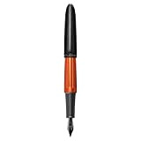 DIPLOMAT - Penna stilografica Aero, M, con confezione regalo, colore arancione e nero