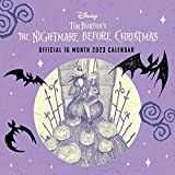 Disney Nightmare Before Christmas Calendar 2023 - Agenda mensile con visualizzazione mensile, 30 cm x 30 cm, prodotto ufficiale