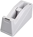 Dispenser porta Nastro adesivo, Professionale da banco, 33/66 m, Colore Bianco