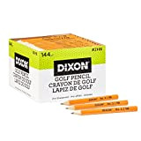 Dixon Golf Pencil, fusto esagonale, finitura gialla, 144-count (14998)