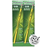 Dixon Ticonderoga - Confezione di matite n. 2 in legno Pack of 96 Yellow