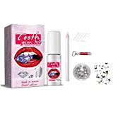 DIY Tooth Gem Kit with Curing Light And Glue Professional, Teeth Jewelry Kit with Glue And Light, Teeth Gems Kit,Teeth ...