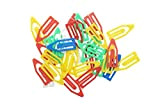 DOBO® 90x graffette plastica attaché fermagli colorati cancelleria ufficio scuola documenti