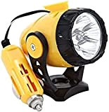 DOBO® Torcia magnetica calamita carrozzeria auto presa accendisigari LED orientabile gialla lavori notturni illuminazione garage 12V