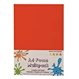 Dovecraft Confezione da 8 Fogli di Schiuma, Formato A4, Colore: Giallo/Arancione, Multicolore, Taglie Unica