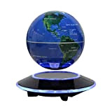 Dracarys Mappa del mondo rotante di globo galleggiante a levitazione magnetica (globo antigravità per regalo educativo, casa, ufficio, aula, decorazione ...