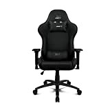 DRIFT Gaming Chair DR110 -DR110BK - Sedia da gioco professionale, tessuto ad alta densità, braccioli 4D, rotelle silenziose, pistone classe ...