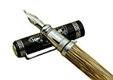 Duke 551 Confucius Fude Pennino Stilografica Nature Bamboo Penna da disegno da media a larga Penna da disegno per calligrafia ...