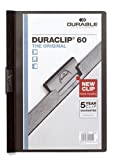 Durable 223801 Duraclip 60 Retail, Cartellina con Clip per Archiviare Documenti, Capacità 1 - 60 Fogli, Formato A4, Confezione da ...