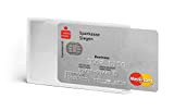 Durable 890323 - Tasca Porta Carte Di Credito Rfid Secure, Apertura Sul Lato Corto, Fronte Trasparente, Argento (Metallizzato), Confezione Da ...