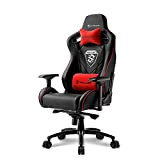 DXRacer Nero/Rosso Sharkoon Skiller SGS4, Extra Grande, Colore, Similpelle, 58 x 60.5 x 139 cm