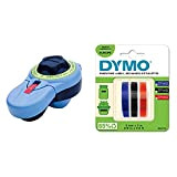 DYMO Etichettatrice A Rilievo Junior Per Uso Domestico & S0847750 Etichette Autoadesive A Rilievo In Vinile, Rotoli Da 9 Mm ...