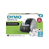 DYMO LabelWriter 550 stampante di etichette Bundle | Etichettatrice con stampa termica diretta | Riconoscimento automatico delle etichette | Spina ...