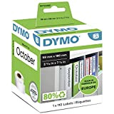 DYMO LW etichette multiuso/LAF originali, 59 mm x 190 mm, rotolo da 110 etichette facilmente staccabili, autoadesive, per etichettatrici LabelWriter