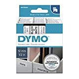 DYMO Nastro adesivo D1 45013, 12 mm, nero/bianco