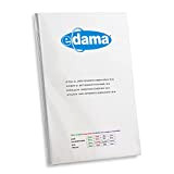 e-dama Carta fotografica adesiva inkjet OPACA - MATT 100 fogli A3 130 gr
