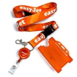 Easyjet Logo Dye Sublimazione Lanyard Set