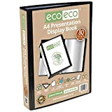 eco-eco A4 50% Riciclata 80 Taschino Colore Nero Presentazione Mostra Libro