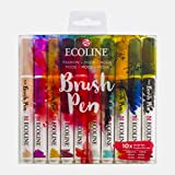 Ecoline Brush Pen - Set di 10 pennarelli , alla moda