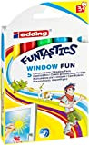 edding 16 Funtastics Window Fun - Pennarelli per vetro - Per bambini da 3 anni in su - Set 5 ...
