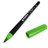 Edding 4200 - Penna a pennello in porcellana, punta da 1-4 mm, singolo, colore: Verde chiaro #11