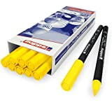 edding 4200 Porcelain Brush Pen – 1 – 4 mm – Confezione da 10 – giallo # 5