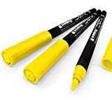 edding 4200 Porcelain Brush Pen – 1 – 4 mm – Confezione di 3 – giallo # 5